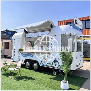Camion de restauration mobile, bar, barbecue, remorque alimentaire entièrement équipée, camion de crème glacée, café, restauration rapide à vendre - Product Image 1