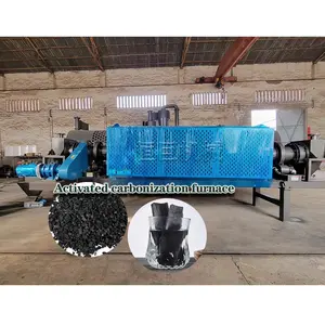 Biochar Pyrolysis Kiln Rice Husk Carbonization Furnace Activated Carbon Furnace