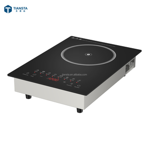Cocina de inducción recargable solar de 1200W con placa de cocina integrada para casa, estación de carga de coche marino, uso en cocina al aire libre - Product Image 2