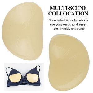 Almohadilla potenciadora de pecho de tela suave de tamaño pequeño, sujetador de realce adhesivo impermeable para Bikini, accesorio adhesivo Timates - Product Image 5