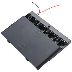 8AA電池ホルダー（カバーとスイッチ付き）8AA電池ケース（15CMワイヤー付き） - Product Image 1