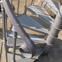 Takara — escalier en spirale personnalisé, en fonte, escaliers rond, en spirale, pour l'équipe, prix d'usine