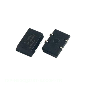 Osciladores de Canal de Fabricante TSP-H50CQ33ST-8.000M-TR, Oscilador de 8.000MHz, 9x14mm, 4-SOJ, Paso de 5.08mm - Product Image 1