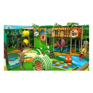 Vente chaude Fournisseur de Guangzhou Certificat CE Parc d'aventure modulaire à thème jungle Aire de jeux intérieure <span class=keywords><strong>labyrinthe</strong></span> Jeux d'adresse pour enfants - Product Image 3