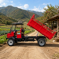 Camion benne diesel agricole à quatre roues motrices pour vergers et zones montagneuses, tracteur agricole pour fermiers, véhicule tout-terrain pour la montagne