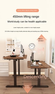 <span class=keywords><strong>Escritorio</strong></span> Metálico Ergonómico de Altura Ajustable, Estética Moderna y Elegante, Multifuncional para Oficina en Casa, Cómodo y Doble - Product Image 6