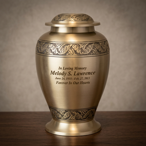 Cremation urns from India Cedar wood urn <b>cheap</b> Handmade Indian cremation urn Affordable cremation urn India - Product Image 1