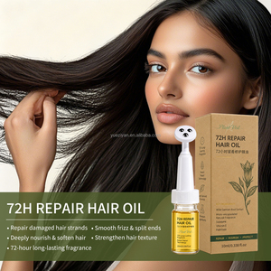 Sérum Capillaire Réparateur 72H à la Racine de <span class=keywords><strong>Gentiane</strong></span>, au Squalane et à la Vitamine E, Marque Blanche, pour le Contrôle des Frisotis et les Pointes Fourchues - Product Image 6