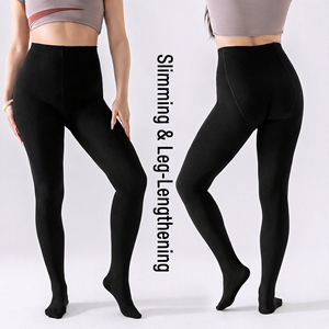 Velsatis <span class=keywords><strong>Collant</strong></span> Termici Invernali Plus Size da Donna, Felpati, a Vita Alta, Modellanti, Morbidi e Confortevoli - Product Image 4