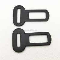 Mousqueton métallique personnalisé en alliage de zinc de 20mm 25mm mousqueton solide boucle à clip d'insertion d'étiquette pour sièges de voiture sacs à main gravés