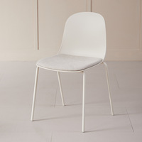 Chaise de salle à manger minimaliste, chaise de cuisine, chaise de restaurant, chaise rembourrée