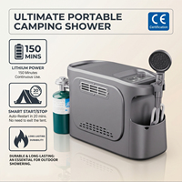 Chauffe-eau à gaz portable pour chevaux - Geyser sans réservoir au propane pour douche extérieure des animaux, camping et utilisation en camping-car