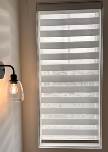 Tùy chỉnh kích thước thông minh ngựa vằn điện nhựa văn phòng Rèm Hướng dẫn sử dụng wifi ngày đêm chức năng được xây dựng trong cài đặt thiết kế ngang - Product Image 5