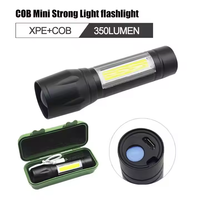 Senter Mini Aluminium Alloy Isi Ulang untuk Perawatan Darurat Luar Ruangan dengan Panjang Fokus Variabel dan Pencahayaan Fotografi