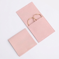 Pochette à bijoux vintage en microfibre pour femme, sac d'accessoires léger et durable, organisateur de colliers, bagues et boucles d'oreilles, sac cadeau