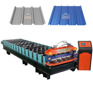 Hebei Liming Tr4 Tr5 Tr6 Farbige Dachblech-Rollformmaschine Trapezblech-Coil Metallblech Kaltwalzformmaschine - Product Image 1