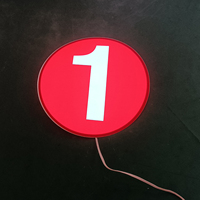 Panel de Identificación Digital Electroluminiscente Flexible de Alto Brillo con Efecto de Animación de Iluminación EL para Automóvil