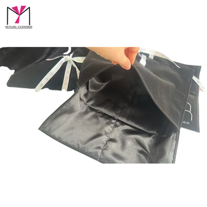 Bolsa de Terciopelo de Lujo MUYANG, Bolsa Cosmética Biodegradable de Poliéster con Cinta Personalizable para Perfume, Lápiz Labial y Crema para Ojos - Product Image 6