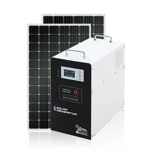 Generator Solare Electric Portable Battery 500w 1kw 3kw 220v 500w 2 3 kw 5000w Generator Solare Portable 1000 w 5kw 2000w