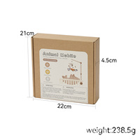 Jouet hochet en peluche douce pour bébé, jouet suspendu pour lit de bébé, clochette sensorielle apaisante pour berceau, décoration de berceau pour nouveau-né