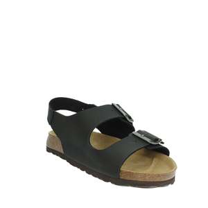 Sandalo Basso da Uomo Grunland SB3645-40 in Pelle Nera, Comfort per Uso Esterno - Product Image 5