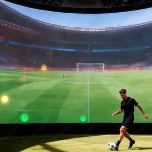 Interactive <strong>Football</strong> Games Penalty Kick Trainer Soccer <strong>Robot</strong> Goalkeeper Simulator Ar Projection Digital Sport Simulation Indoor - Product Image 3