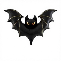 Nouveaux Ballons en Aluminium Mat pour Halloween, Grandes Formes Fantôme, Chauve-souris, Citrouille, Chat Noir, Crâne, Décoration de Fête, Vente en Gros