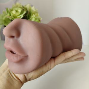 Игрушка-мастурбатор для взрослых, Реалистичная чашка самолета, двуглавый трехканальный канал, стимулирующая игрушка для мужчин - Product Image 3