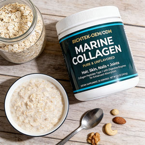 Integratore alimentare non aromatizzato personalizza integratore in polvere di collagene Peptide di pesce marino idrolizzato di alta qualità - Product Image 5