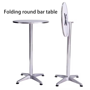 Artículo caliente de diseño moderno 60*144cm adecuado para taberna <span class=keywords><strong>terraza</strong></span> <span class=keywords><strong>plegable</strong></span> conveniente <span class=keywords><strong>mesa</strong></span> de aluminio impermeable - Product Image 3
