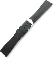 Bracelet de montre de plongée en silicone Mingfung Best 18 mm 20 mm 22 mm à extrémités courbées et attache rapide pour Seiko Mi Band 6/5/4/3, plusieurs couleurs