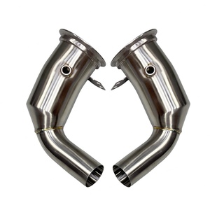 Lightweight and High Performance Stainless Steel Car Exhaust Pipe Straight Downpipe for Porsche 911 992 3.0T T304 - Product Image 1