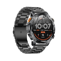 Montre connectée AK87 pour hommes, écran large de 1,7 pouces, batterie de 1000 mAh, 8773EWE, mémoire de 128 Mo, BT 5.2, appels, assistant vocal IA 100+, directement de l'usine