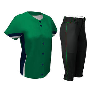 Uniformes de softbol personalizados para adultos, fabricados por un fabricante de alta calidad, conjuntos de uniformes de softbol transpirables personalizados para venta en línea. - Product Image 1