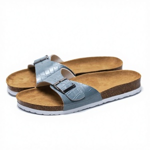 <span class=keywords><strong>Infradito</strong></span> piatte estive autunnali primaverili alla moda per esterni, leggere, resistenti, antiscivolo, con tomaia in PU verniciato e suola in <span class=keywords><strong>sughero</strong></span> - Product Image 4