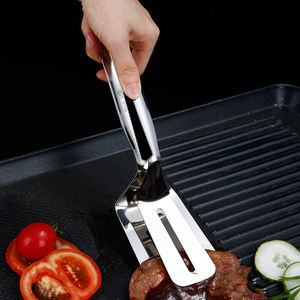 Pince de barbecue en acier inoxydable, spatule de cuisson pour steak, idéale pour les buffets – Vente en gros - Product Image 2