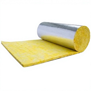 Rouleau de couverture isolante en fibre de verre haute température, résistant à la chaleur, ignifuge et insonorisant pour conduits CVC - Product Image 3
