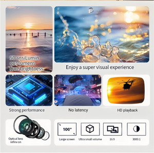 Hy200 Cross-Border Novo Projetor Inteligente Lâmpada LED Tela Espelho Portle Sem Fio Mesma Tela Projetor Síncrono - Product Image 6