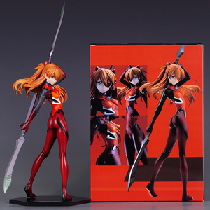 ฟิกเกอร์อนิเมะ Evangelion แบบขายส่งสั่งทำพิเศษ อาสึกะ พีวีซี ขนาด 40 ซม. ชุดทหารรบเข้มข้น ยืนถือมีด แลงลีย์ โซริว - Product Image 5