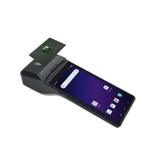 5MP câmera qr código scanner opcional etiqueta impressora android toque pos terminal magro Z300P