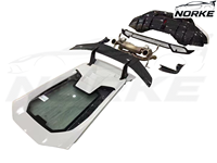 Nuevo Splitter Delantero de Fibra de Carbono Seca, Parachoques OE 4T3807059B, Fácil Instalación, Plug & Play para Huracan LP580 STO