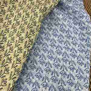 Bán Buôn Tùy Chỉnh Kiểm Tra Lưới Thoáng Khí Muối Shrank Nhăn Dệt Trọng Lượng Nhẹ 100% Cotton In Vải Cho Túi Xách & Trang Phục - Product Image 2