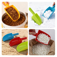Pelles de plage en plastique robuste de 8 pouces, colorées, pour enfants