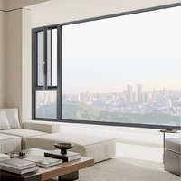 Ventanas Corredizas y Abatibles de Aleación de Aluminio de Estilo Moderno y Personalizado con Control de Insectos