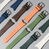 Bracelet de montre en caoutchouc FKM Jettda personnalisé de 25 mm pour Patek-Philippe Nautilus, étanche, à libération rapide