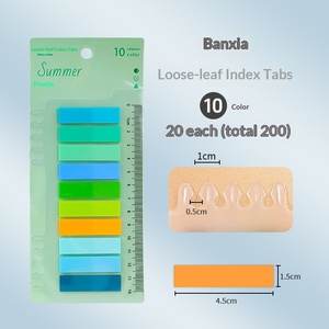 Morandi Index Transparent PET <b>Label</b> Sticker With Ruler Tearable Highlight Mark Reusable <b>Sticky</b> Notes For Students - Product Image 6