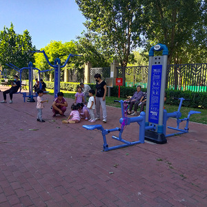 Parc d'exercice push-up debout <span class=keywords><strong>de</strong></span> seconde main Entraîneur <span class=keywords><strong>de</strong></span> gymnastique Fitness Smith Machine Bras <span class=keywords><strong>de</strong></span> roue d'épaule Équipement <span class=keywords><strong>de</strong></span> fitness en plein air - Product Image 4
