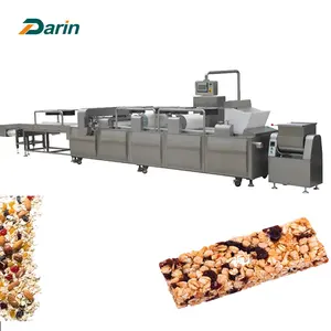 Máquina extrusora de aperitivos para hacer barras de cereales completamente automática de alta eficiencia