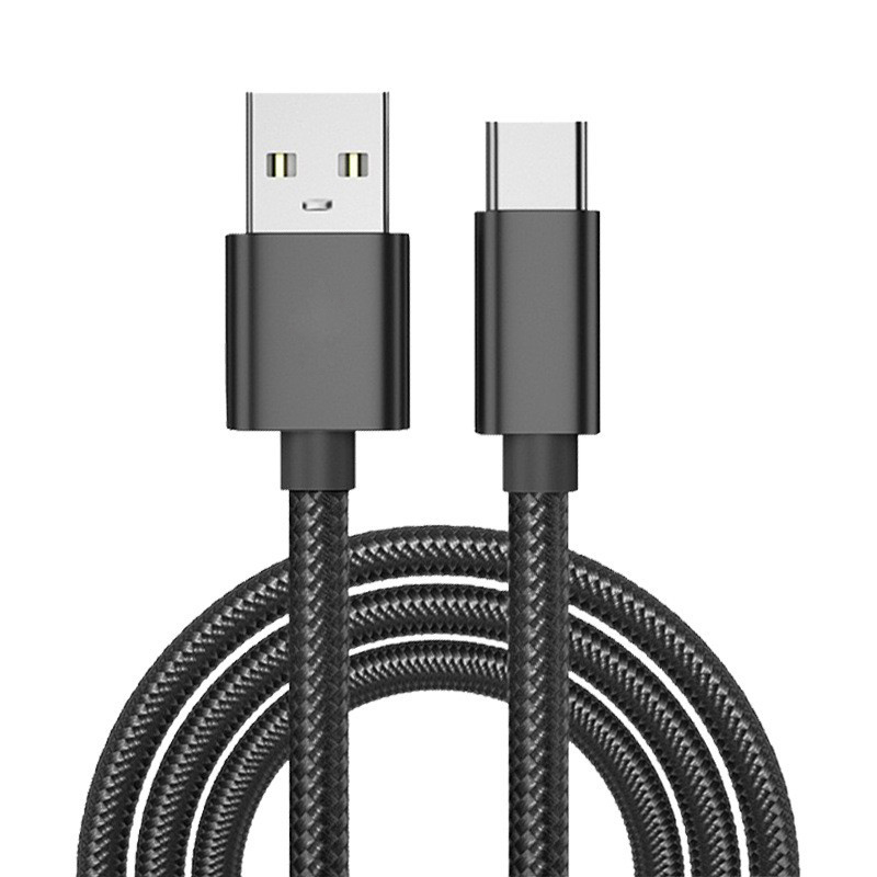 สีดำสำหรับสาย USB เป็น Type C