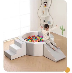 <span class=keywords><strong>Piscine</strong></span> à balles ronde intérieure en coton et PP blanc de haute qualité pour les jeux à la maison et à l'école-Aire de jeux pour la maternelle - Product Image 2